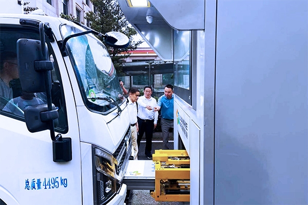 正式商業(yè)化落地！聯合新能源首座smart換電站落戶湖南長沙