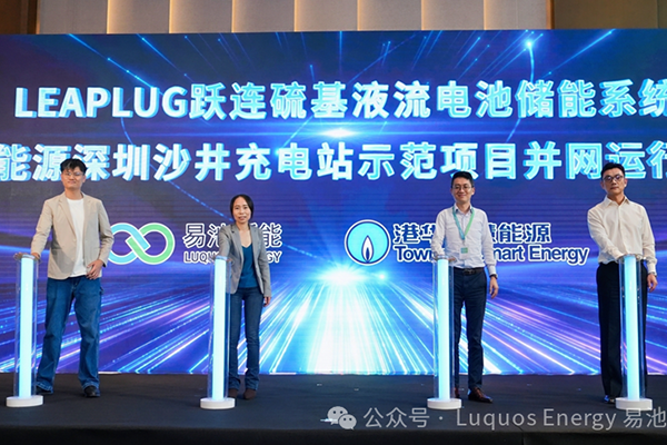 電解液成本僅為釩液流電池1/20！這一電池儲能系統示范項目并網