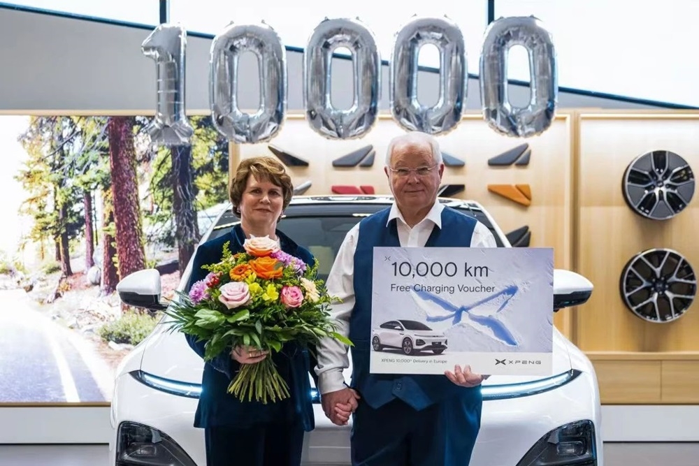 小鵬汽車完成歐洲萬輛交付!計劃未來十年海外銷量占比達(dá)半數(shù)