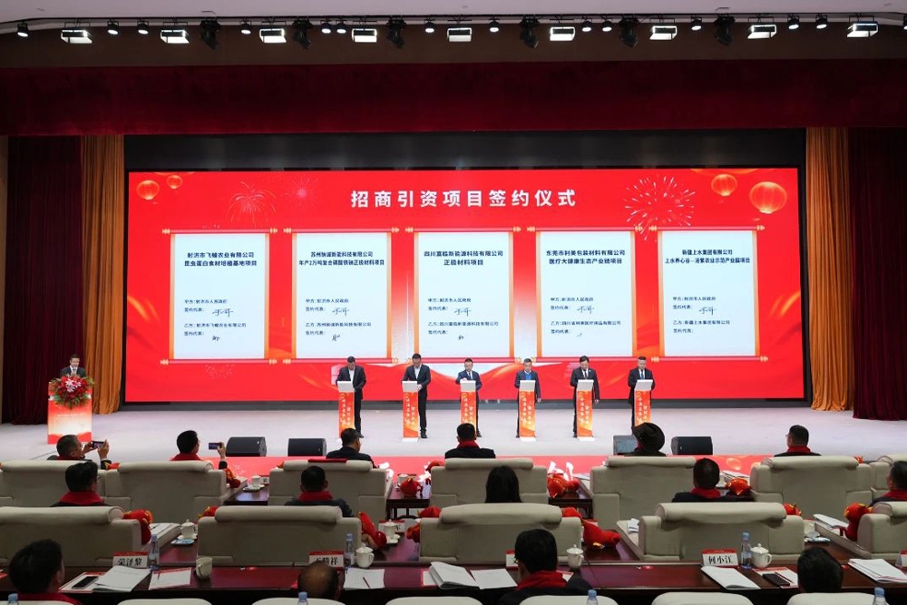 年產(chǎn)2萬(wàn)噸!蘇州鈉誠(chéng)復(fù)合磷酸鐵鈉正極材料項(xiàng)目落地四川射洪