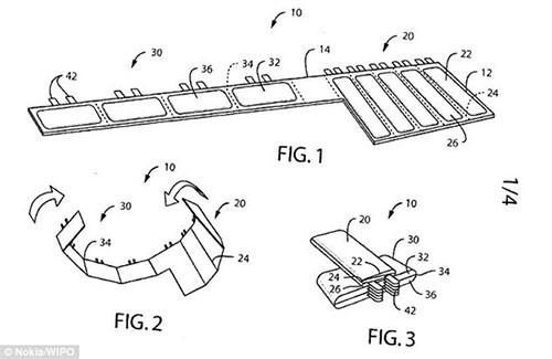 或出柔屏手機(jī) 諾基亞申請(qǐng)柔性電池專利 