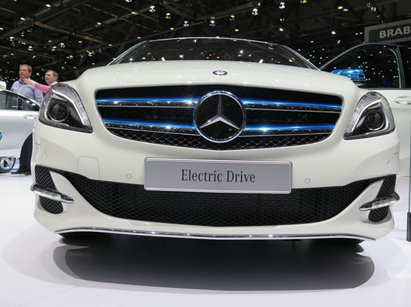 與特斯拉合作 奔馳B級電動汽車登陸日內瓦車展