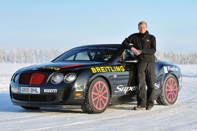 賓利每年舉辦冰上駕駛培訓