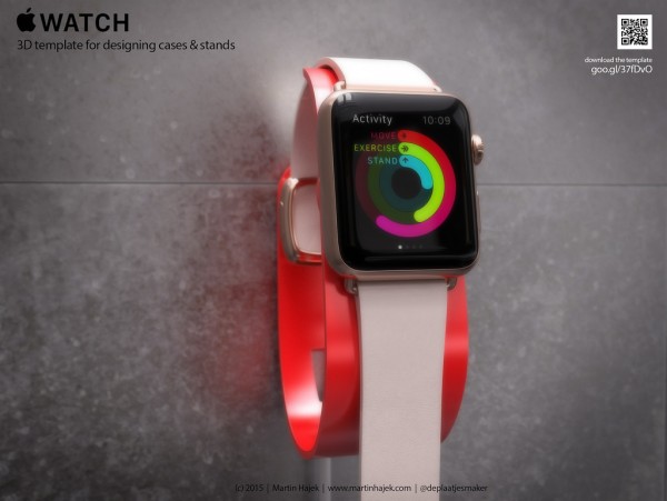 知名設計師Martin Hajek帶來Apple Watch概念充電支架