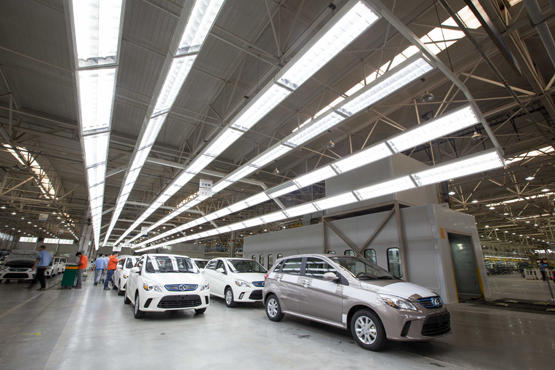 北汽新能源媒體開(kāi)放日 解密純電動(dòng)車(chē)生產(chǎn)鏈