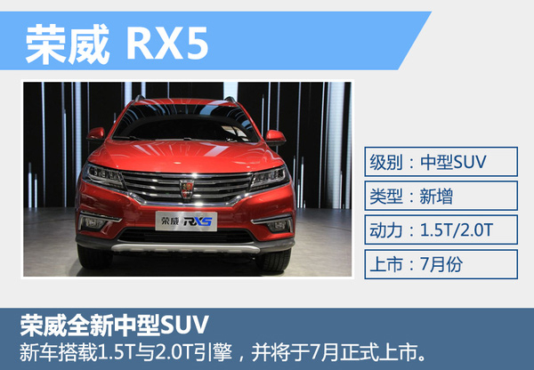 榮威“互聯網”SUV今日公開預售 搭10寸大屏