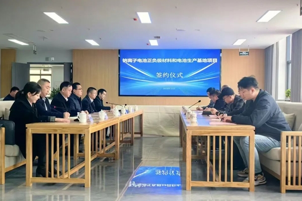 坐標四川巴中!一鈉電正負極材料和電池生產基地項目簽約