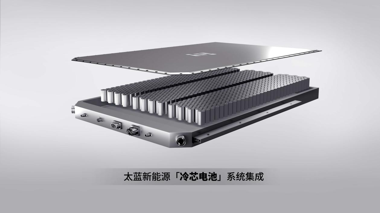 太藍新能源「冷芯電池」系統集成 太藍新能源「冷芯電池」系統集成