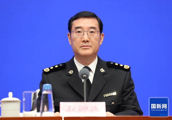 海關(guān)總署副署長(zhǎng)趙增連(徐想 攝) 海關(guān)總署副署長(zhǎng)趙增連(徐想 攝)