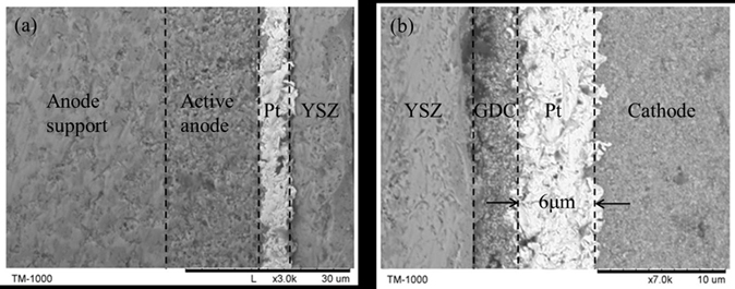 植入超薄測量引線后界面的微觀結構
