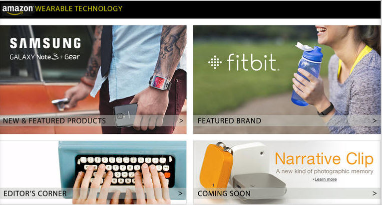 亞馬遜推出可穿戴設備在線商店 開賣智能手表