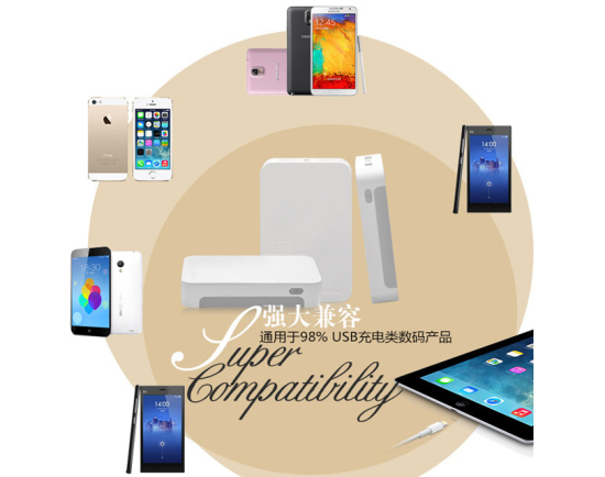 為大屏手機而生 Besiter13000毫安強尼思移動電源