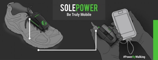 自己的電池自己充 發電鞋墊走路就能充電