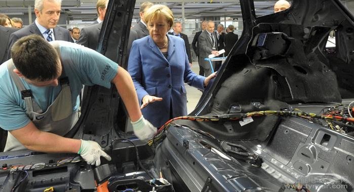 默克爾重申電動汽車百萬輛目標 德國投重金補貼新能源