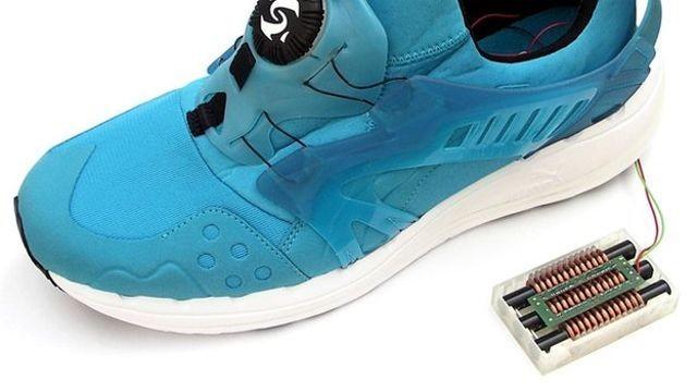 這鞋子走路就可發(fā)電 還能為可穿戴設備供電 這鞋子走路就可發(fā)電 還能為可穿戴設備供電