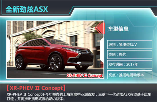 三菱發力新能源  3款插電混合動力車型將推出