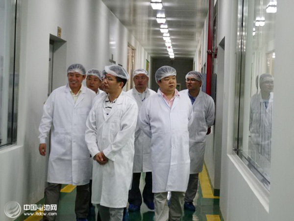 國軒高科副總裁徐小明一行實地考察武漢惠強新能源 國軒高科副總裁徐小明一行實地考察武漢惠強新能源