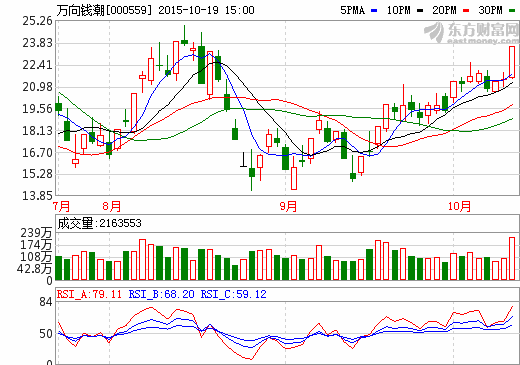 萬向錢潮：1-9月營業收入72.64億元  證金現身大股東榜