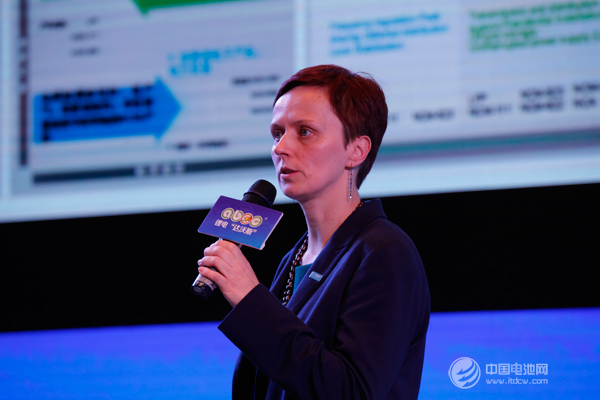 德國巴斯夫正極材料全球市場高級經理Maggie Gulbinska（古濱詩）