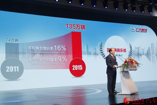 廣汽集團營業收入目標4000億元 發布自主研發電動車 廣汽集團營業收入目標4000億元 發布自主研發電動車