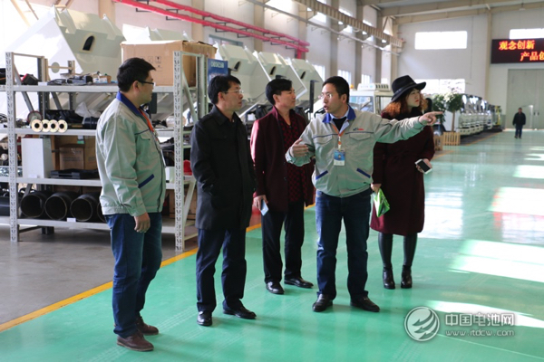 鋰電“達沃斯”秘書長于清教一行應邀調研海德新能汽車