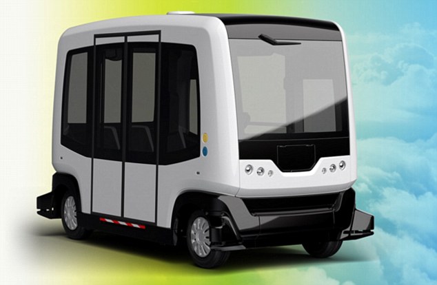 無人駕駛電動巴士首次載人路試 將在荷蘭投入使用 無人駕駛電動巴士首次載人路試 將在荷蘭投入使用