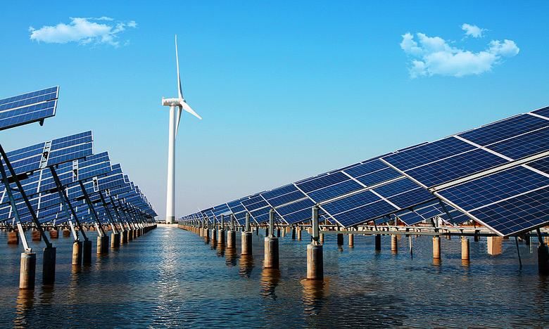 “漁光一體”將新能源發電與水產養殖相結合 “漁光一體”將新能源發電與水產養殖相結合