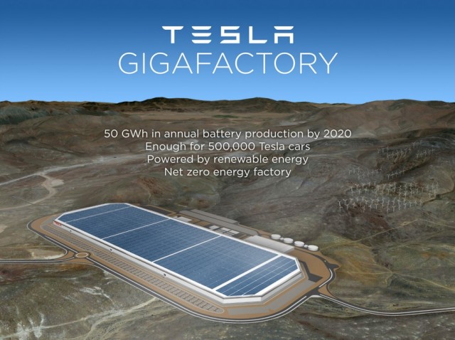 特斯拉Gigafactory電池工廠7月29日舉行開業典禮 特斯拉Gigafactory電池工廠7月29日舉行開業典禮