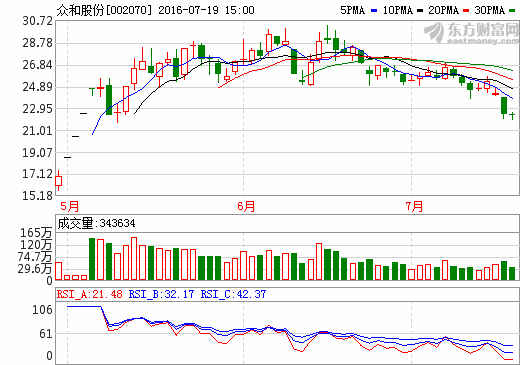 眾和股份：向控股子公司金鑫礦業增資2億元