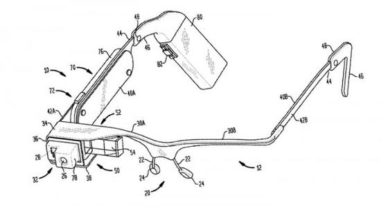 谷歌眼鏡新專利曝光 或采用可更換電池設(shè)計(jì) 