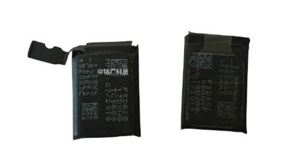 蘋果第二代手表所用電池曝光 容量提升35% 蘋果第二代手表所用電池曝光 容量提升35%