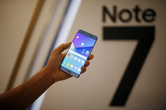 三星Note7客機(jī)上起火 與國行版采用同樣電池
