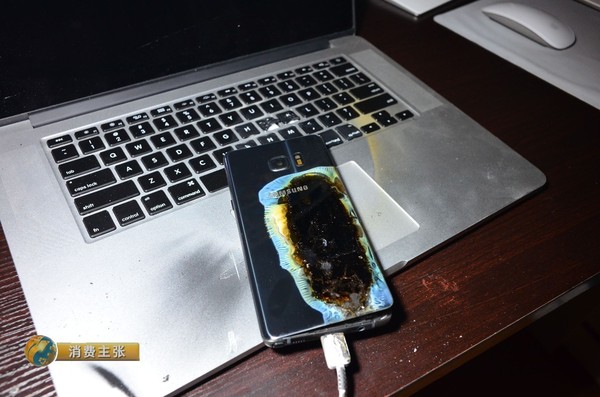 央視曝光：國行爆炸Note7檢測報告 是電池自燃非外部加熱