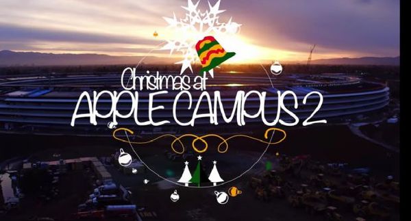 蘋果Campus 2 飛船總部4K無人機捕捉禮堂鏡頭 蘋果Campus 2 飛船總部4K無人機捕捉禮堂鏡頭