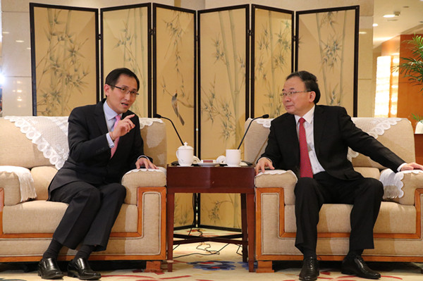 李小敏會見底特律電動汽車、遠(yuǎn)東控股集團(tuán)團(tuán)隊(duì)一行