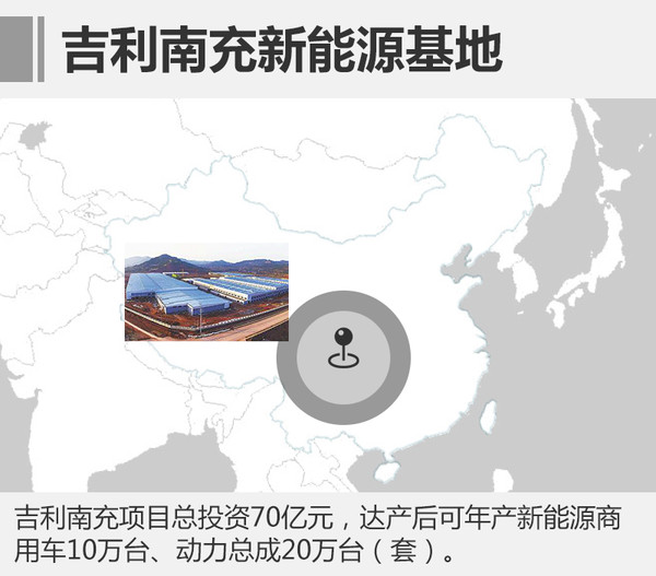 吉利四川新能源基地7月投產 年產10萬輛 吉利四川新能源基地7月投產 年產10萬輛