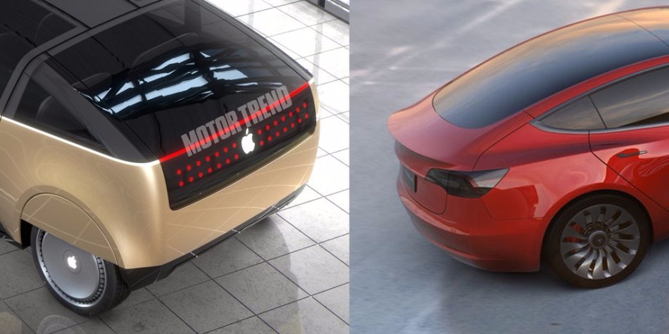 蘋果汽車曝光？美媒披露蘋果電動汽車設計圖