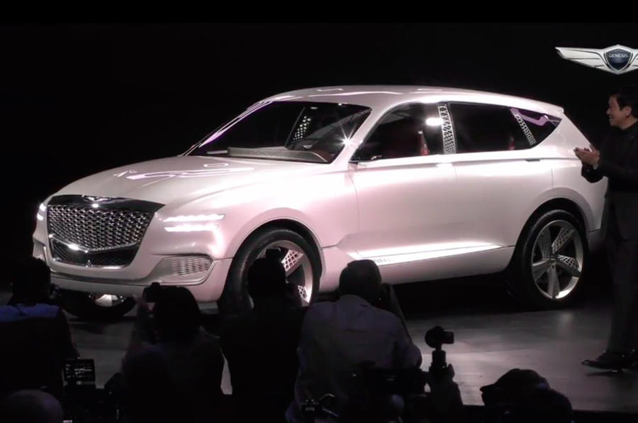 現(xiàn)代捷恩斯氫燃料電池SUV紐約亮相 新設(shè)計前瞻