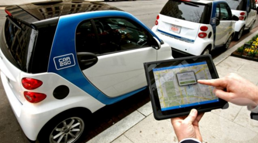 car2go的奔馳smart車型