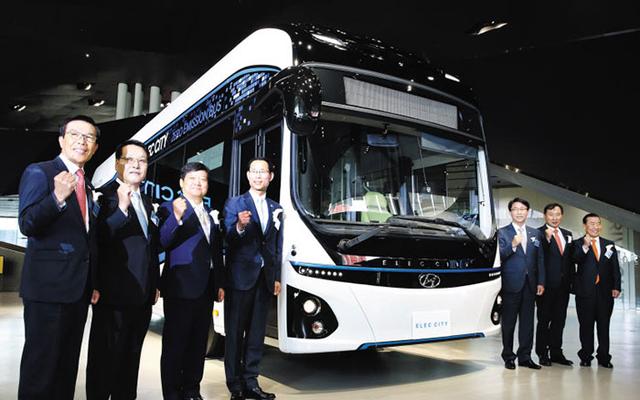 現(xiàn)代發(fā)布首款電動(dòng)巴士 續(xù)航里程290公里