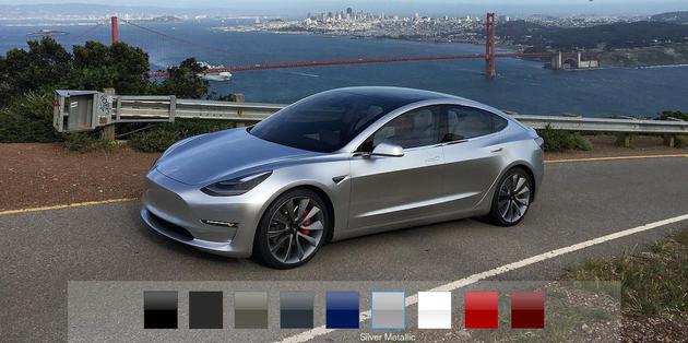 特斯拉Model 3將于7月末正式量產(chǎn) 還可以網(wǎng)上選配置