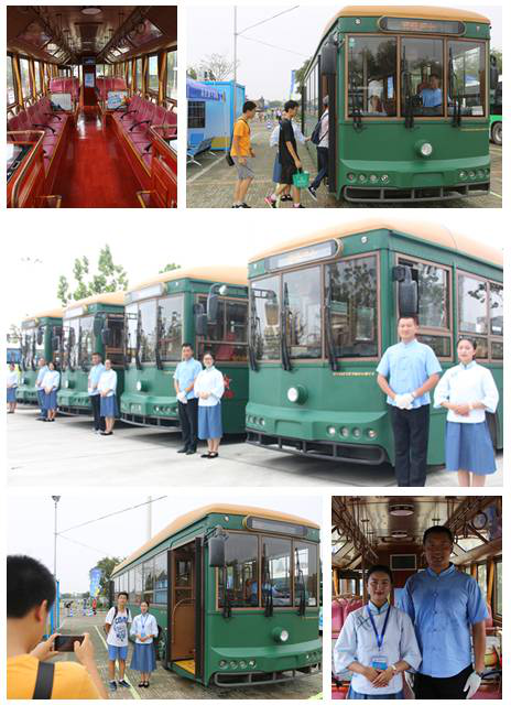 鐺鐺車服務青島啤酒節市民