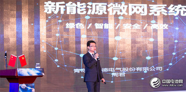特銳德技術研究院院長周君分享新能源微網系統