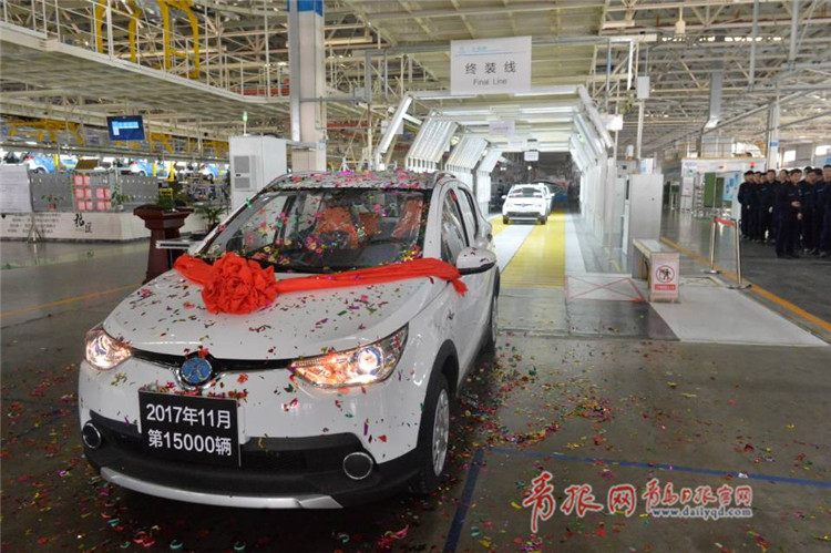 15000輛！青島造新能源國民車單月產能破紀錄