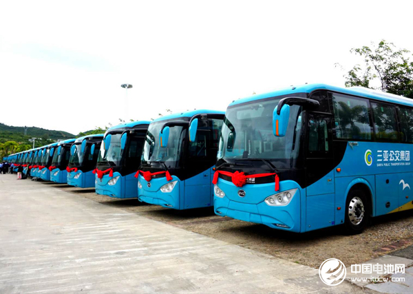 三亞投運60輛比亞迪C8純電動客車 打造綠色城際旅游公交示范線