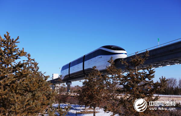 比亞迪云軌在銀川運行