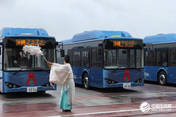 上個(gè)月，比亞迪向日本沖繩交付K9純電動(dòng)巴士車(chē)隊(duì)
