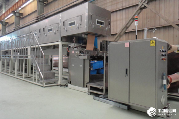 金銀河自主研發(fā)60m/min并聯(lián)式高速精密雙面同時(shí)擠壓涂布機(jī)