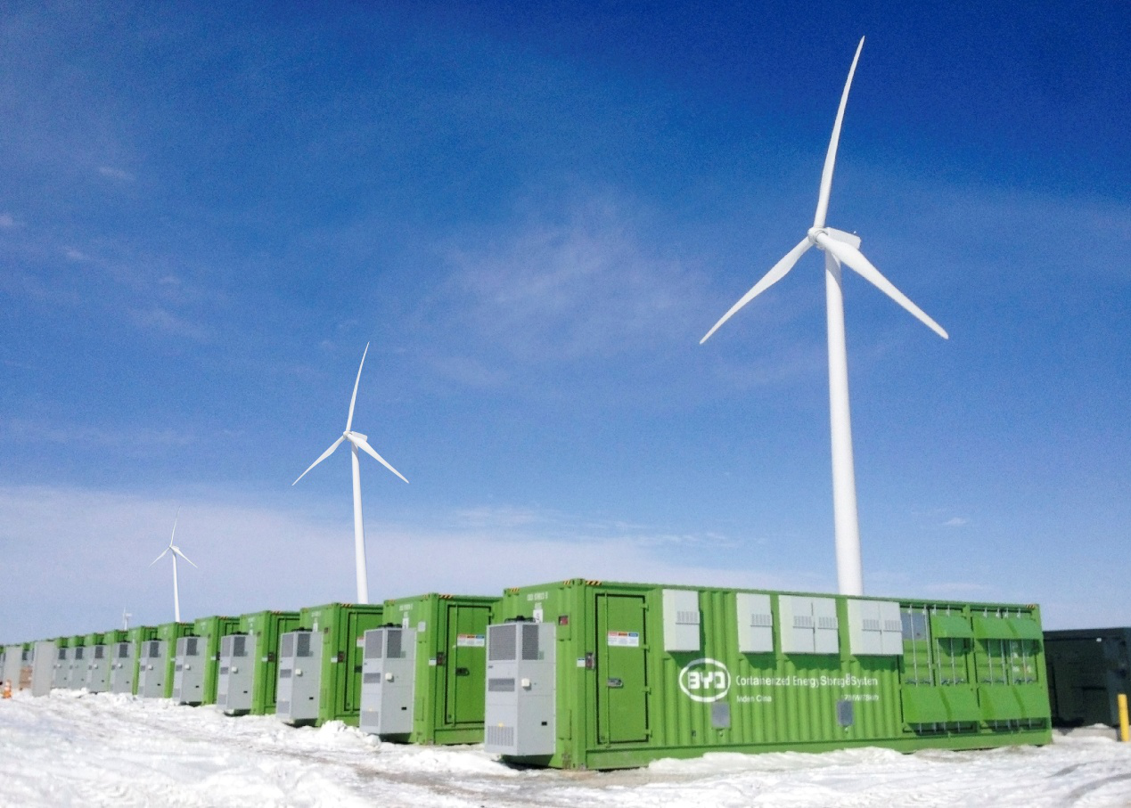 比亞迪伊利諾伊州調頻儲能電站項目