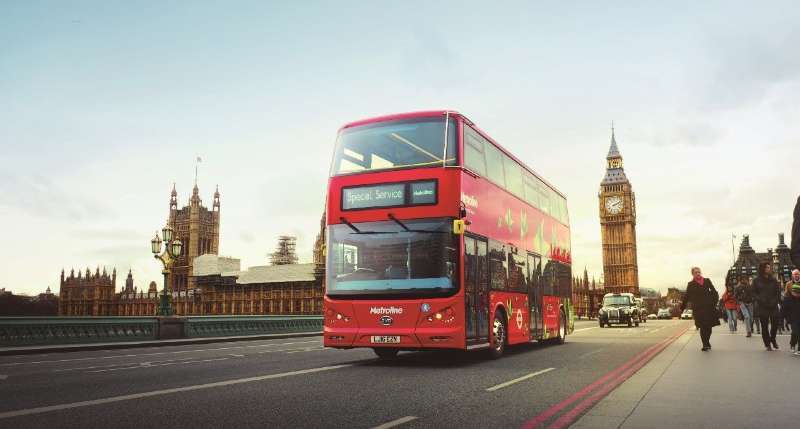 中國制造助英“道路空氣清潔革命” 比亞迪電動大巴布局全球市場